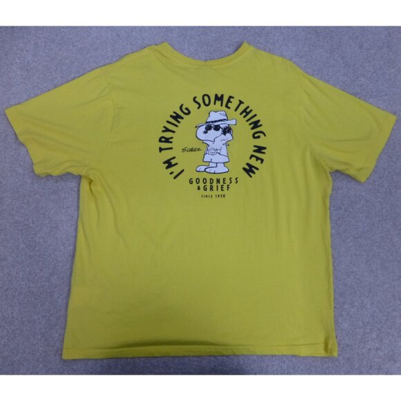 Hummel X Peanuts Snoopy "I'm trying something new" T-Shirt (Size M) - Picture 3 of 12